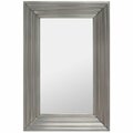 Safavieh 38.2 x 38.2 x 16.1 in. Kerry Large Rect Wall Mirror, Silver CMI2003B